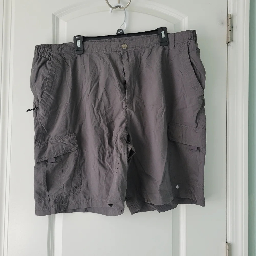 Columbia Men's Size XXL Gray, Omni-Wick Shorts